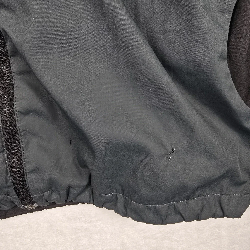 Billabong Men's Size Large‎ Hooded Windbreaker Gray Black Full Zip